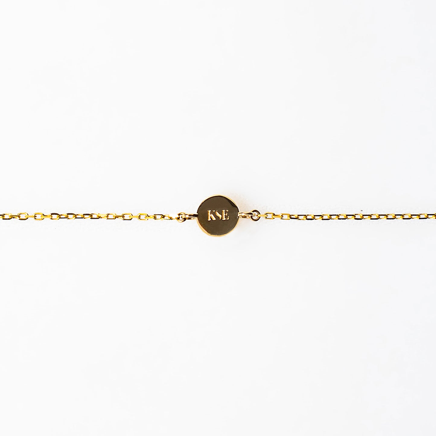 Armband „African Sky“ mit einem Polygon aus bronzefarbenem Emaille und blauem Emaille